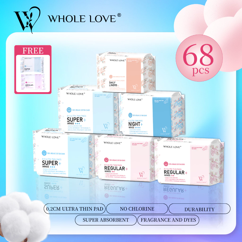 6+2 Combo Set Sanitary Pads Napkin