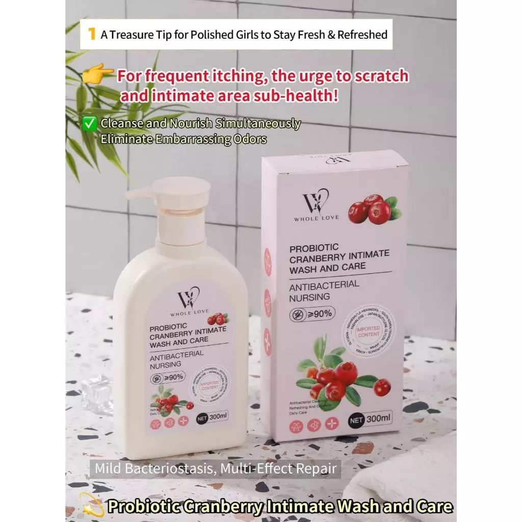 Probiotic Cranberry Intimate Wash